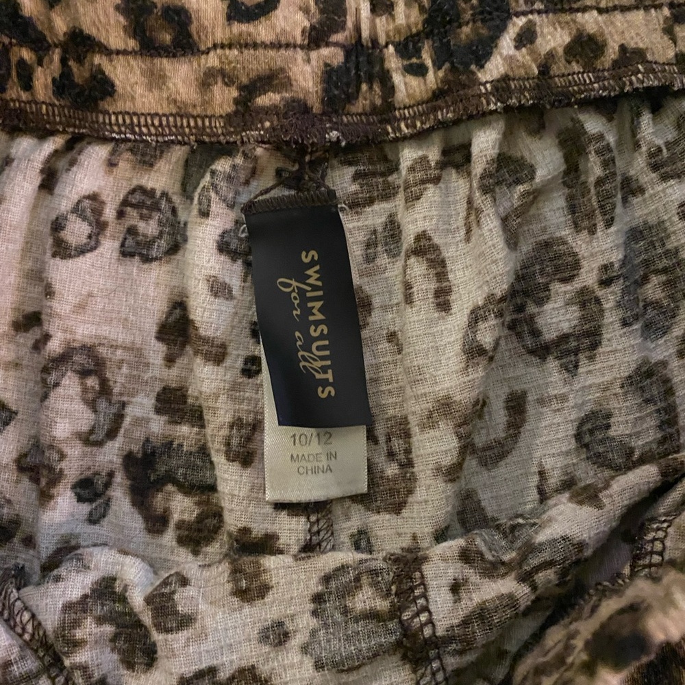 Catherine’s leopard print lounge pants/ beach wear size 10/12 - Picture 3 of 3